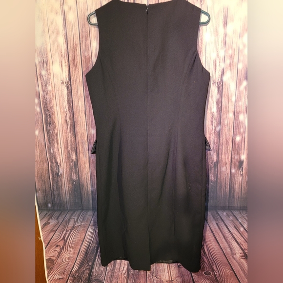Calvin Klein Black Dress Size 10 - GUC - Picture 5 of 8